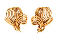 TIFFANY & CO., GERMANY, RETRO EARCLIPS