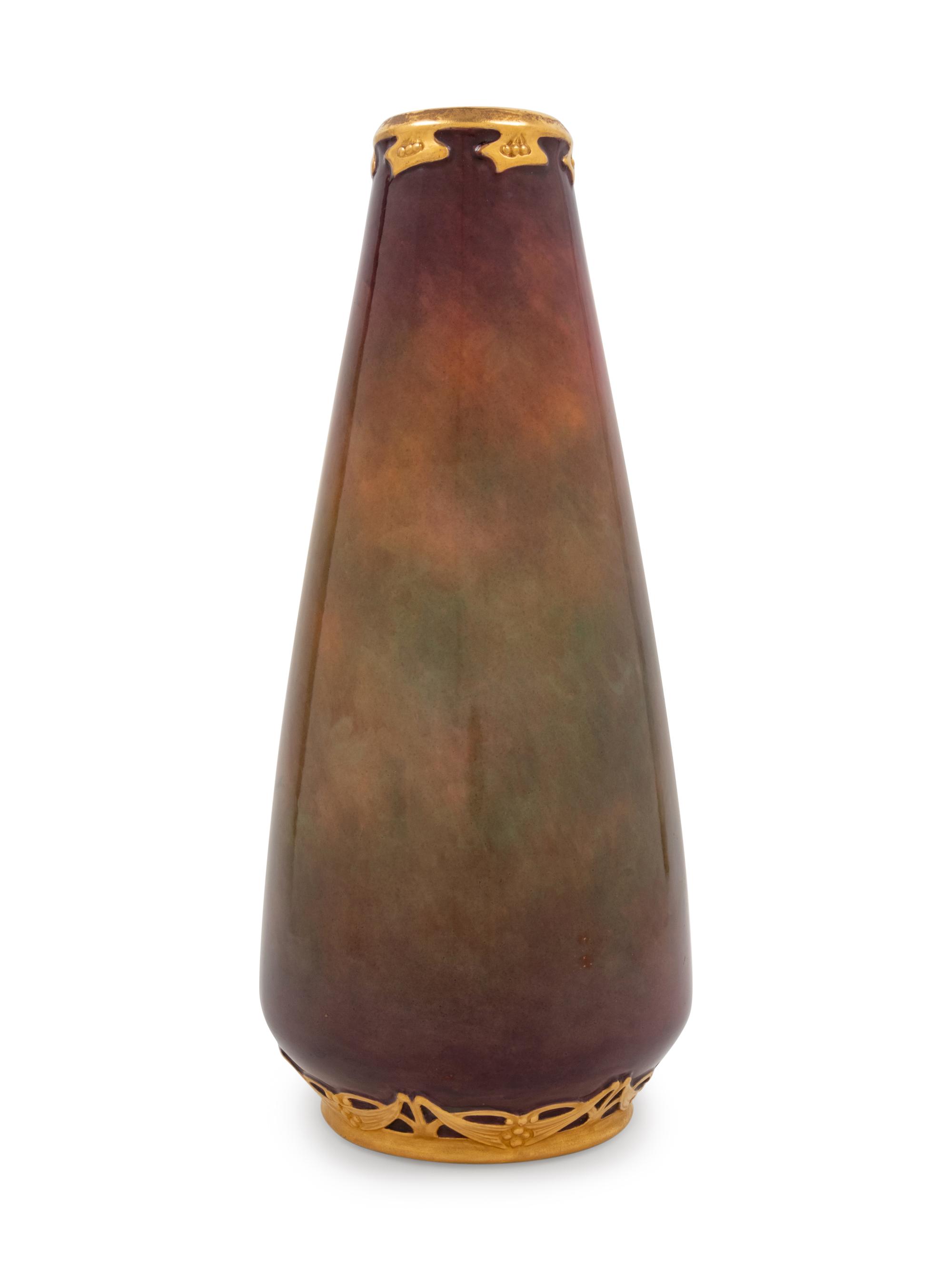 A Vienna Porcelain Portrait Vase