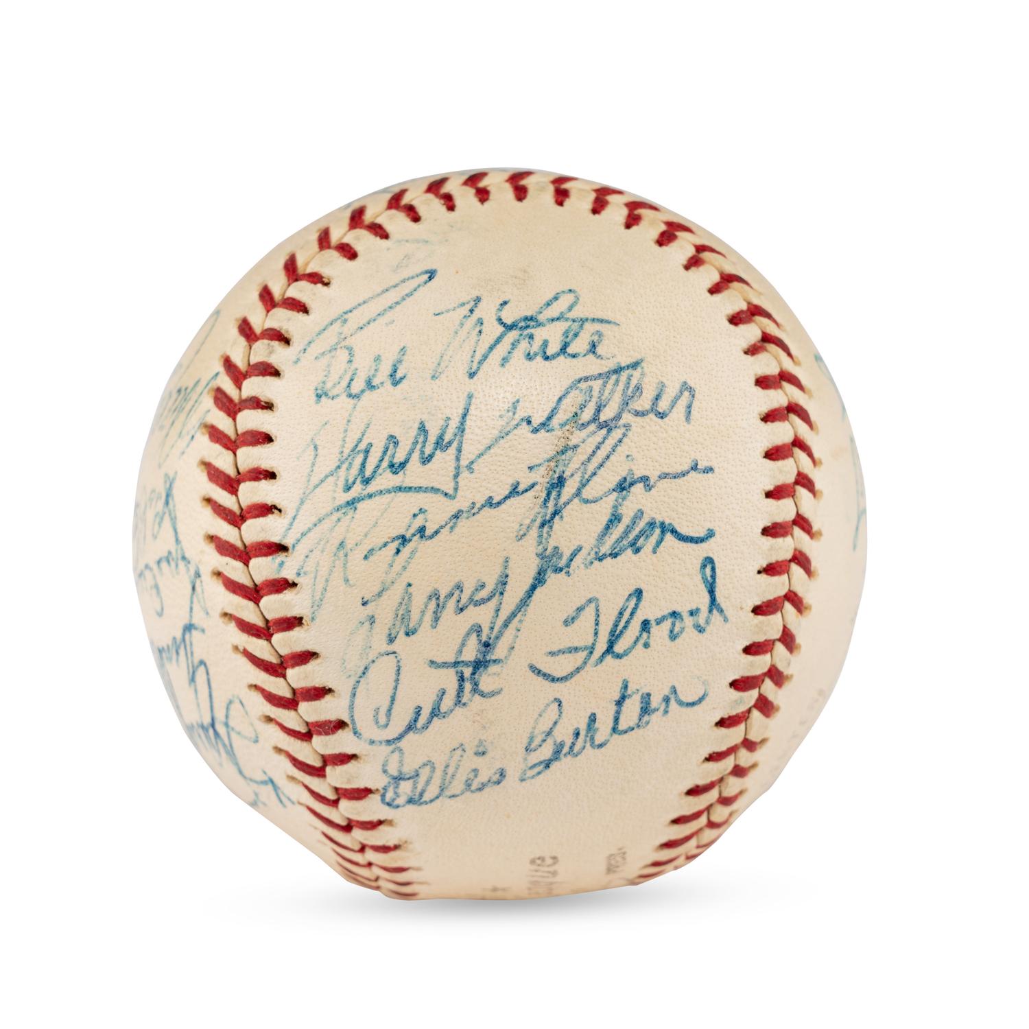A 1960 St. Louis Cardinals Team Signed Autograph Baseball (Beckett Authentication Services)