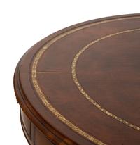A George III Style Mahogany Drum Table