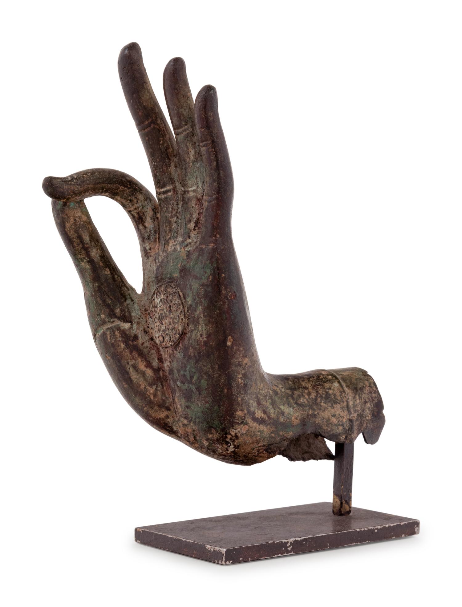 A Bronze Hand of Buddha