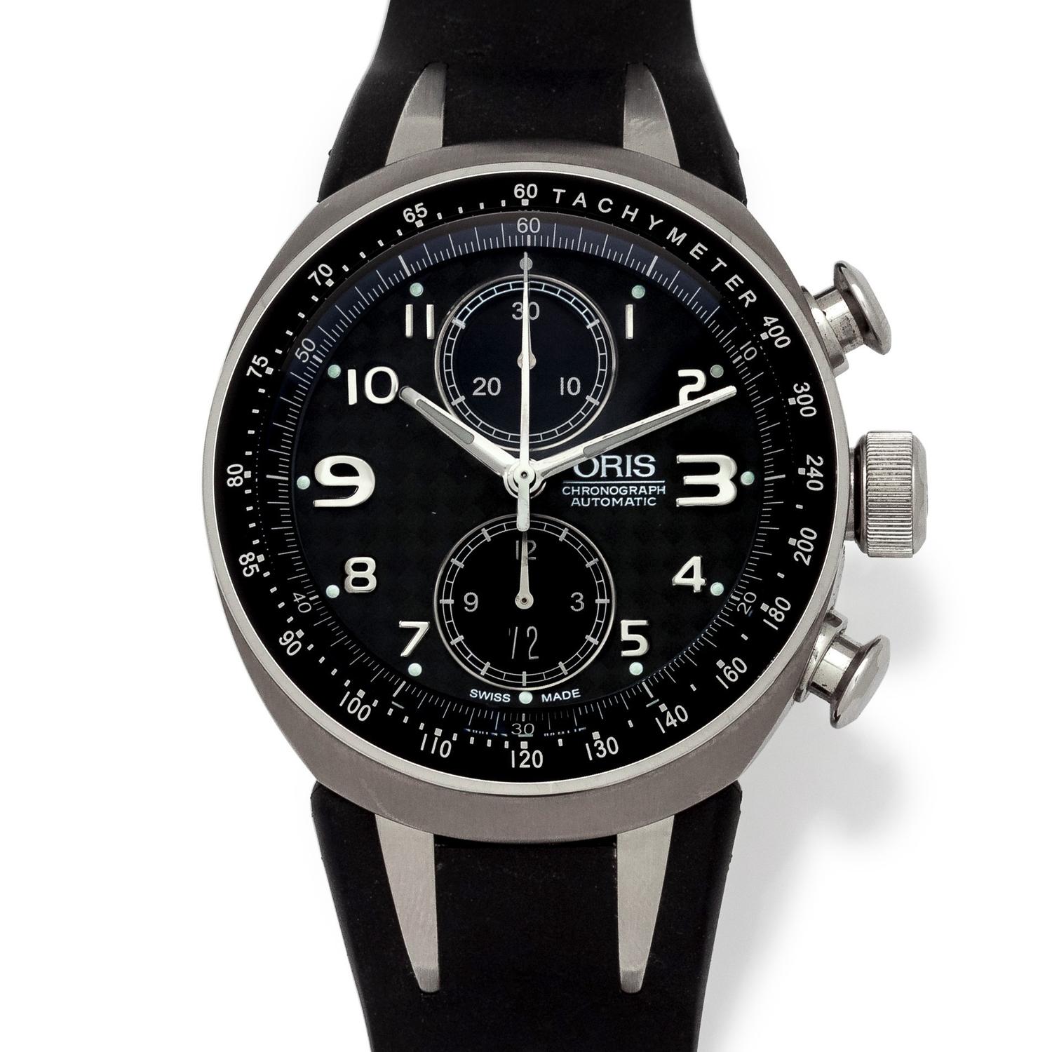 Oris, Limited Edition Titanium Ref. 7587 'Williams TT3' Chronograph Wristwatch