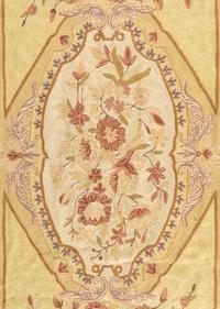 An Indian Floral Chainstitch Rug