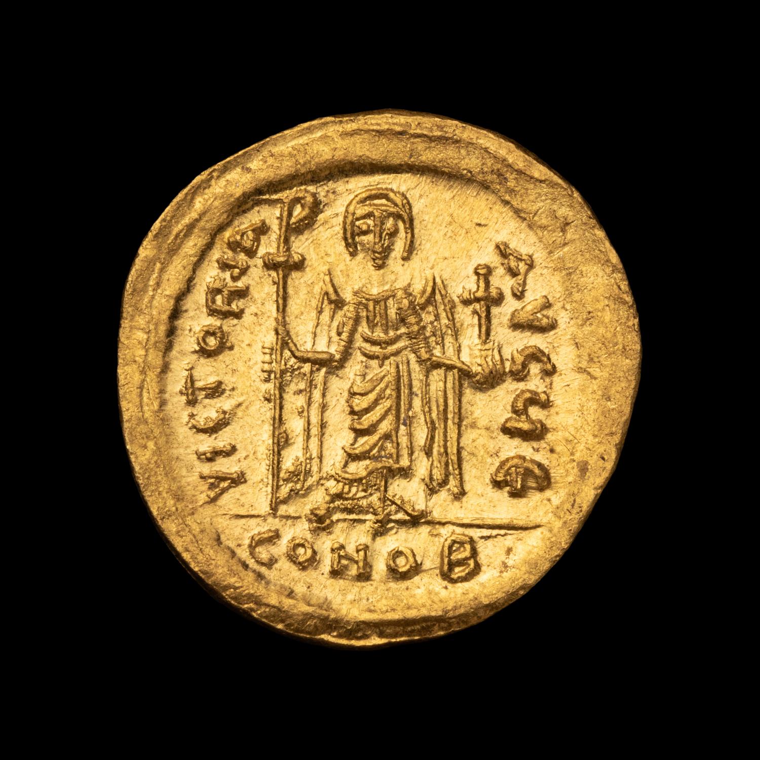 [ANCIENT] BYZANTINE EMPIRE. Phocas (c. 610 AD). Av Solidus (5 g)