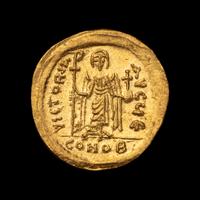 [ANCIENT] BYZANTINE EMPIRE. Phocas (c. 610 AD). Av Solidus (5 g)