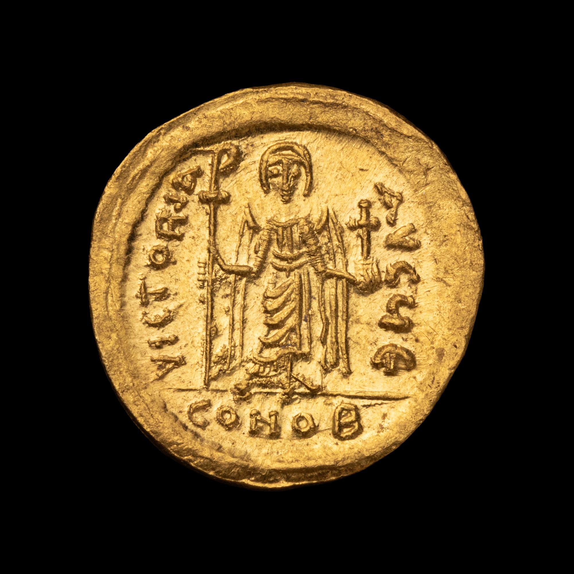 [ANCIENT] BYZANTINE EMPIRE. Phocas (c. 610 AD). Av Solidus (5 g)