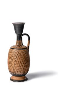 An Apulian Lattice Pattern Squat Lekythos