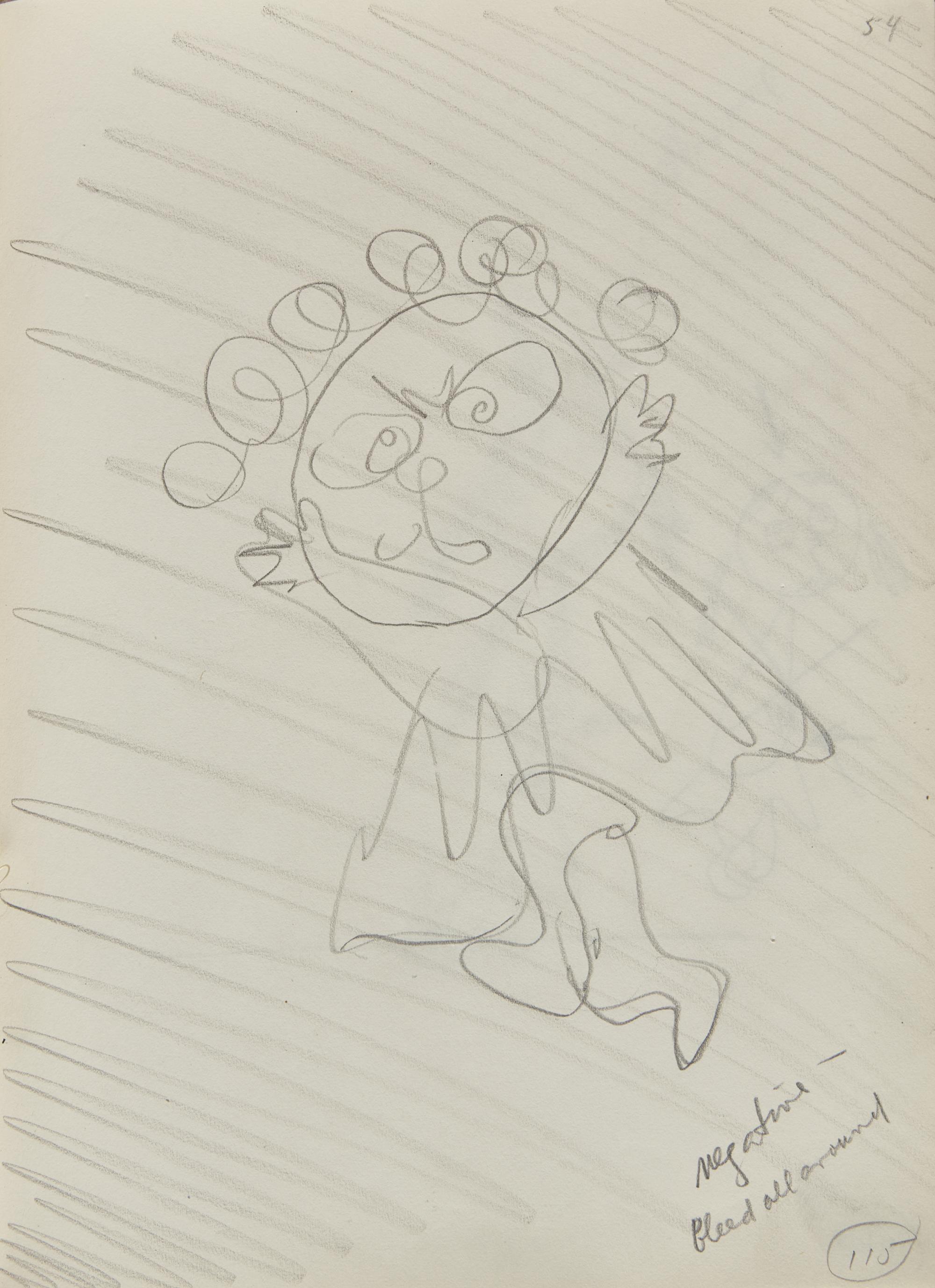 Steig, William. Original Maquette for "The Agony in the Kindergarten"
