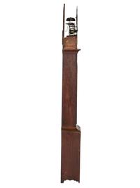 An English Line Inlaid Mahogany Tall Case Clock