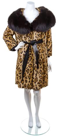 A Cheetah Patterned Coat,