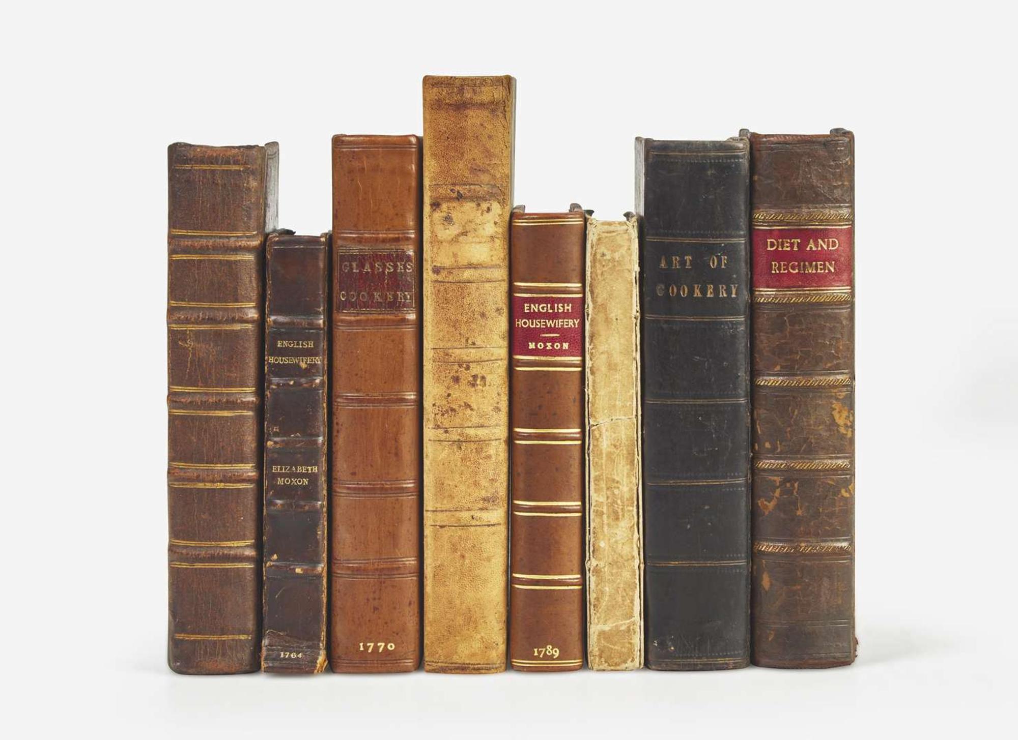 [Food & Drink] Group of 8 18th Century English Cookbooks