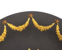 A Wedgwood Neoclassical Parcel-Gilt Black Jasperware Plate