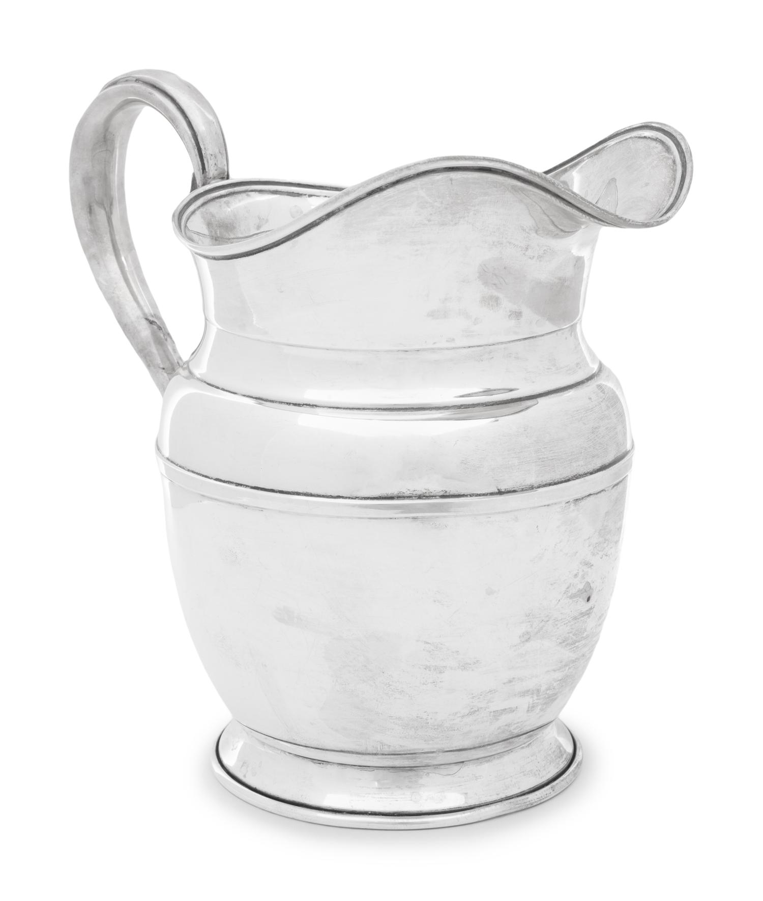 An American Silver Water Pitcher