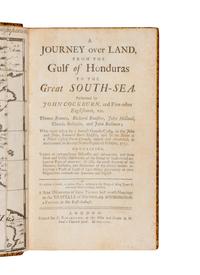 [Travel & Exploration]. Cockburn, John Mariner. A Journey over Land, from the Gulf of Honduras to the Great South Sea…Containing…A Brief Discoverye of some Things best worth Notinge in the Travells of Nicholas Withington, a Factor in the East-Indias