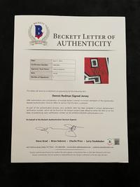 A Group of Scottie Pippen and Dennis Rodman Signed Autograph 1990s Chicago Bulls Jerseys (Beckett Authentication Services Letters BAS Certified),