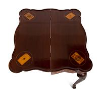 A Dutch Marquetry Flip-Top Table