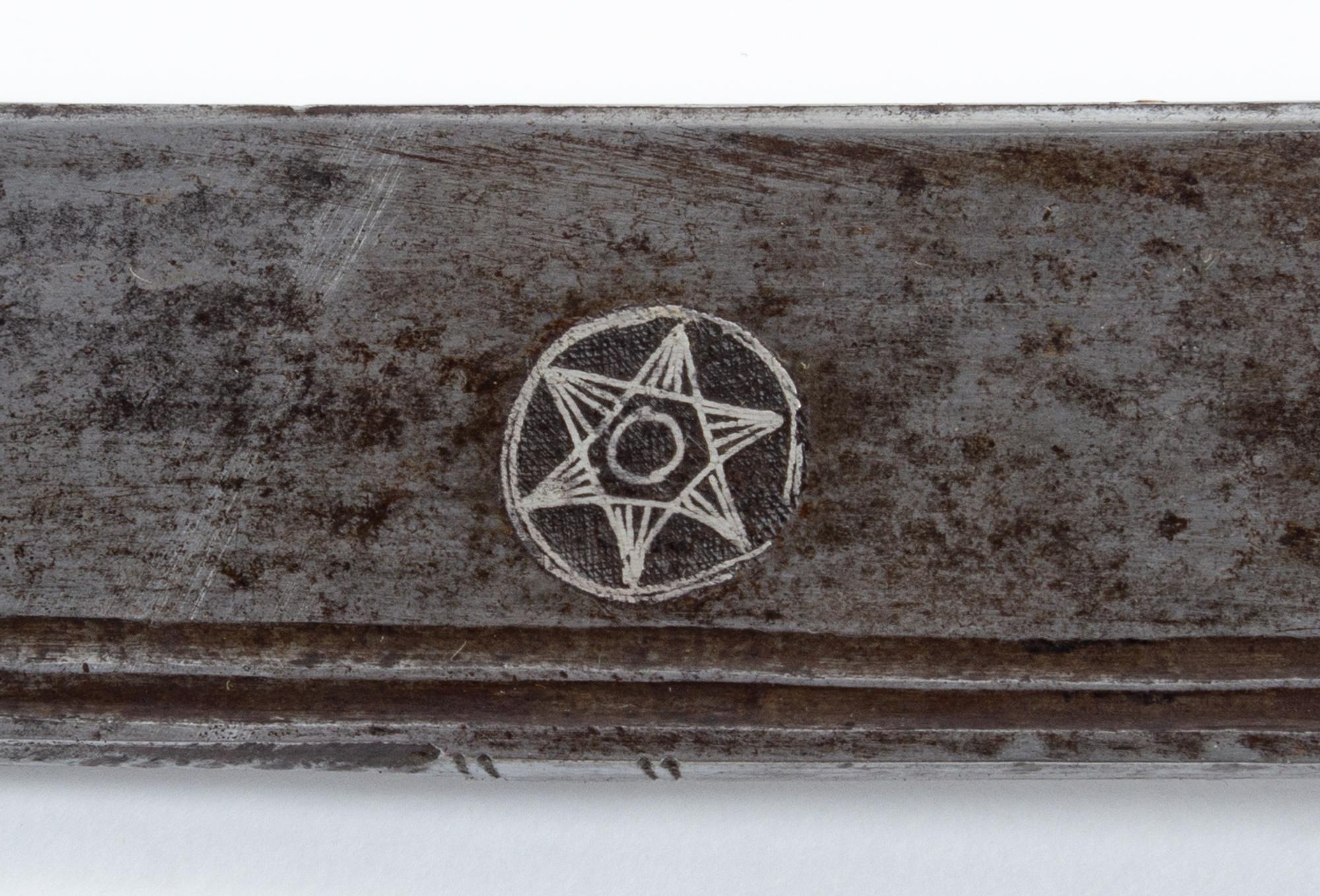 A Turkish Silver-Gilt Yataghan Sword