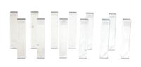 A Set of Twelve Crystal Knife Rests Length of each 3 1/8 inches. — BACCARAT