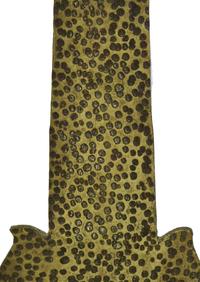 A Hammered Bronze Strap Hinge 7.5" W x 4" D x 21" H — United States, 20th Century
