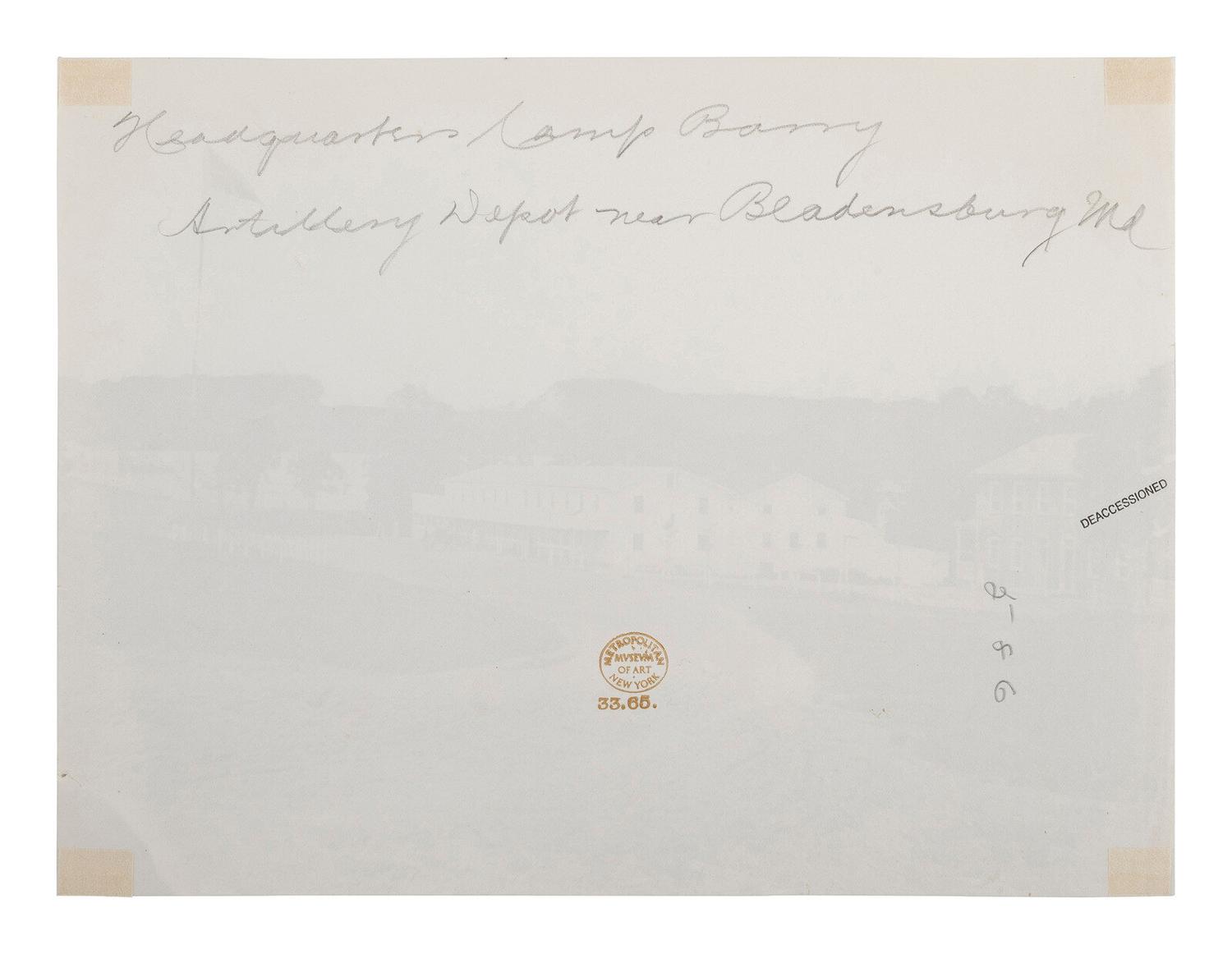 [CIVIL WAR]. Three albumen prints by an unknown photographer.