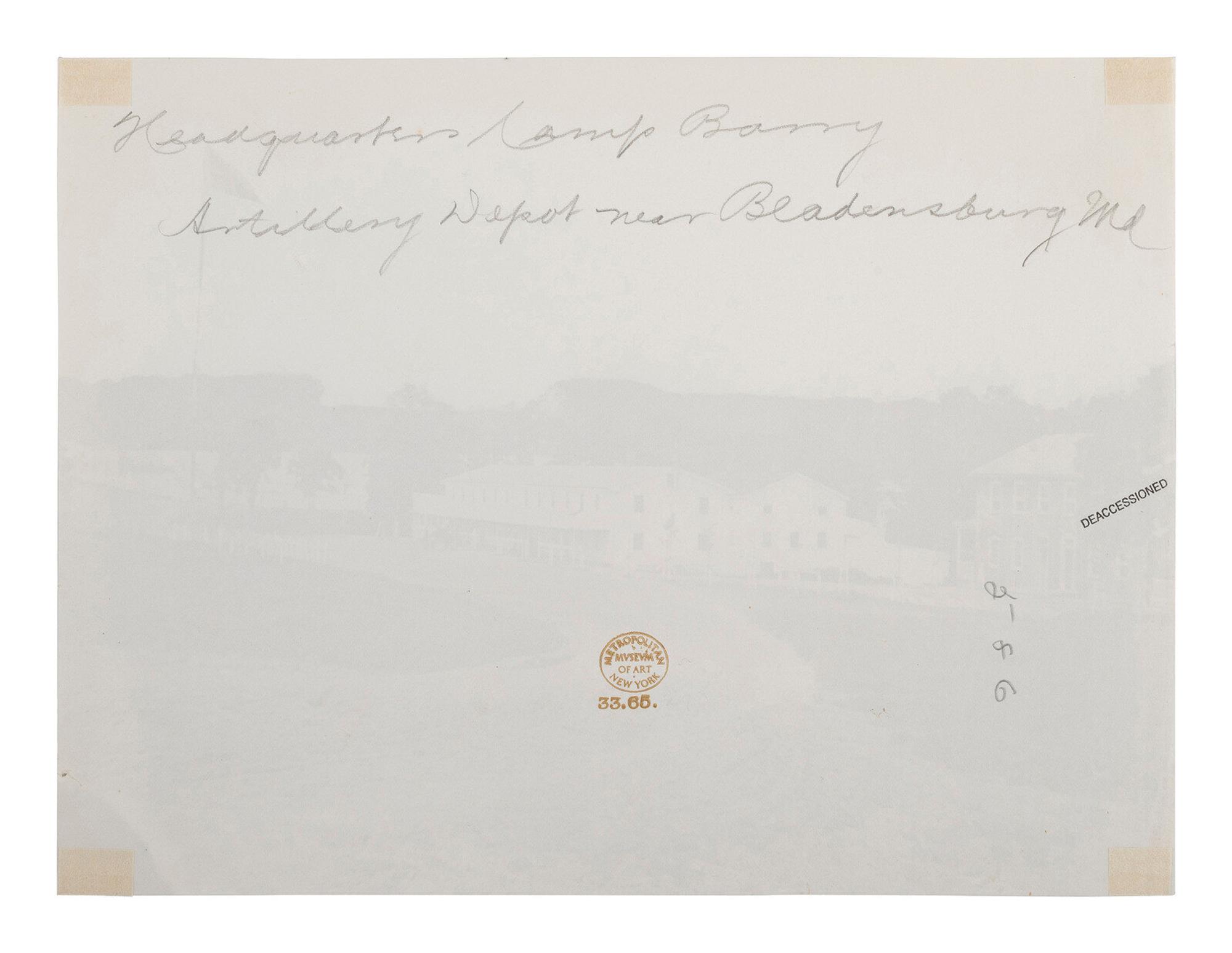 [CIVIL WAR]. Three albumen prints by an unknown photographer.