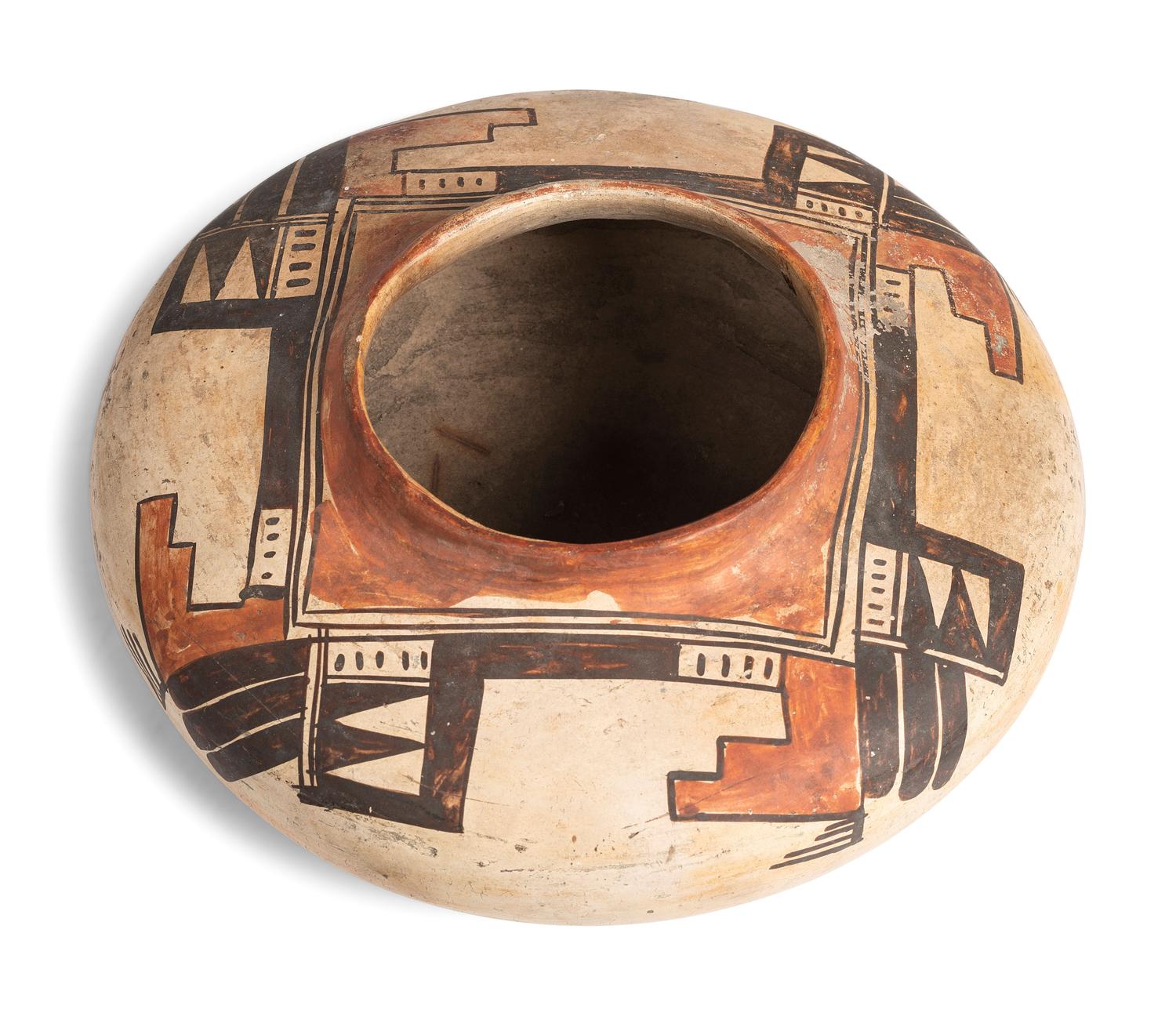 Hopi Polychrome Pottery Jar