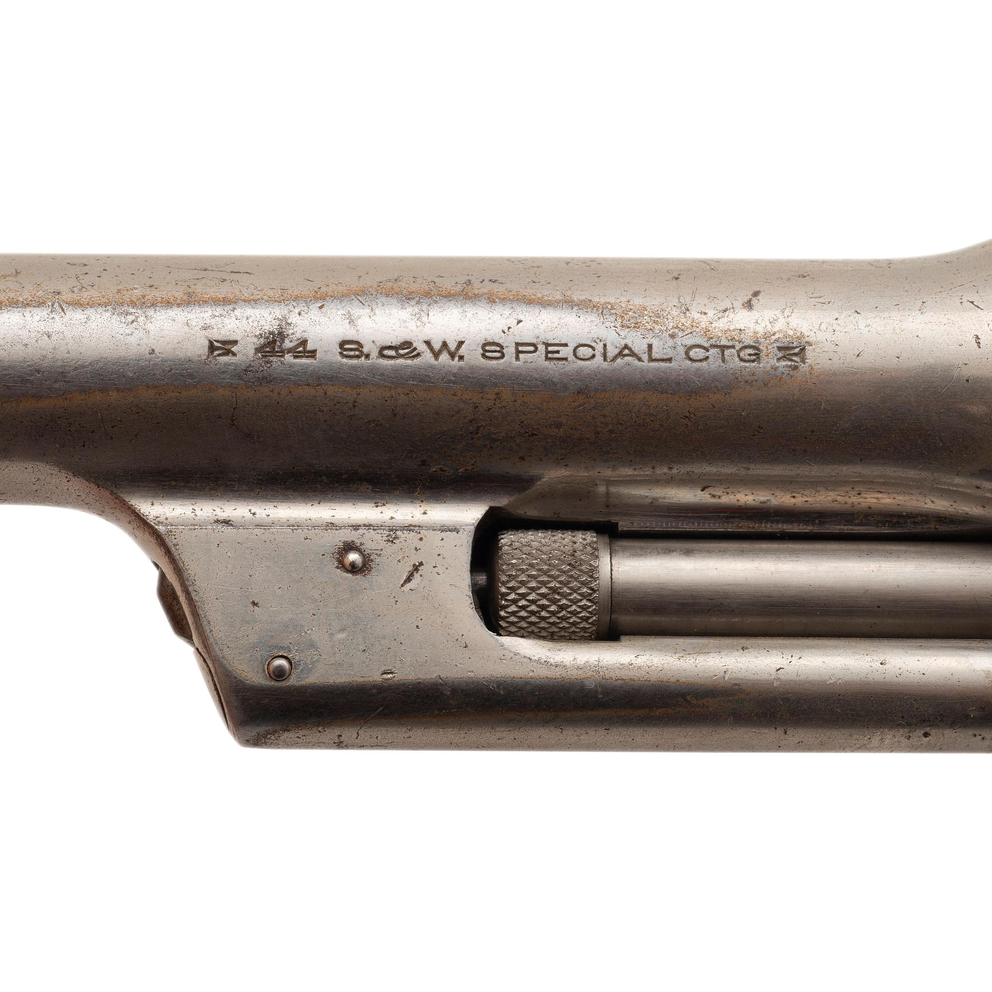 **Smith & Wesson .44 Hand Ejector First Model Triple Lock