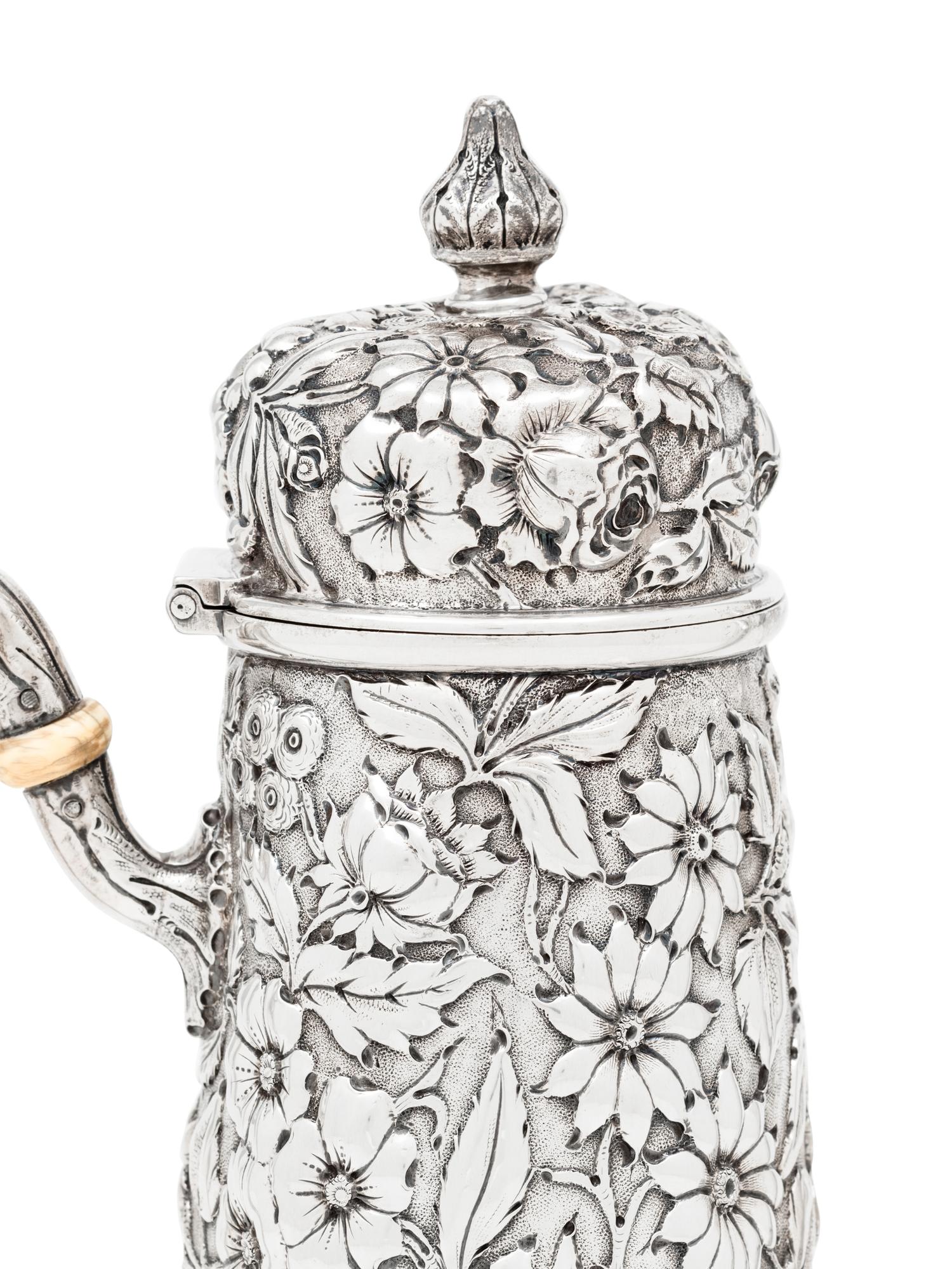 An American Silver Coffee Pot