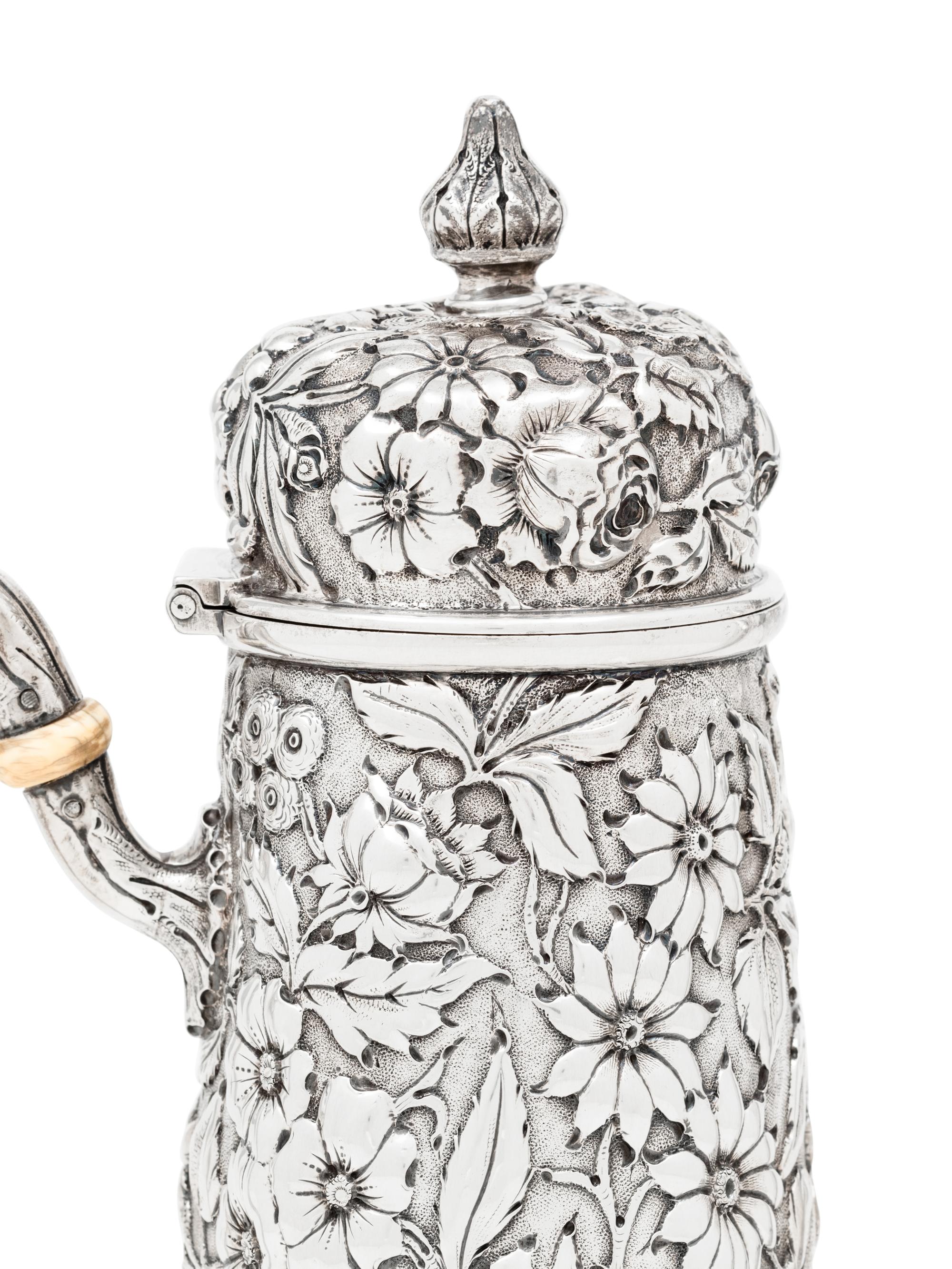 An American Silver Coffee Pot