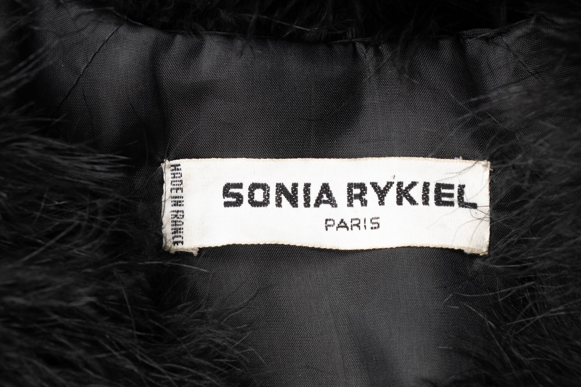 Sonia Rykiel Marabou Feather Coat