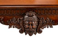 A George II Style Carved Mahogany Low Table