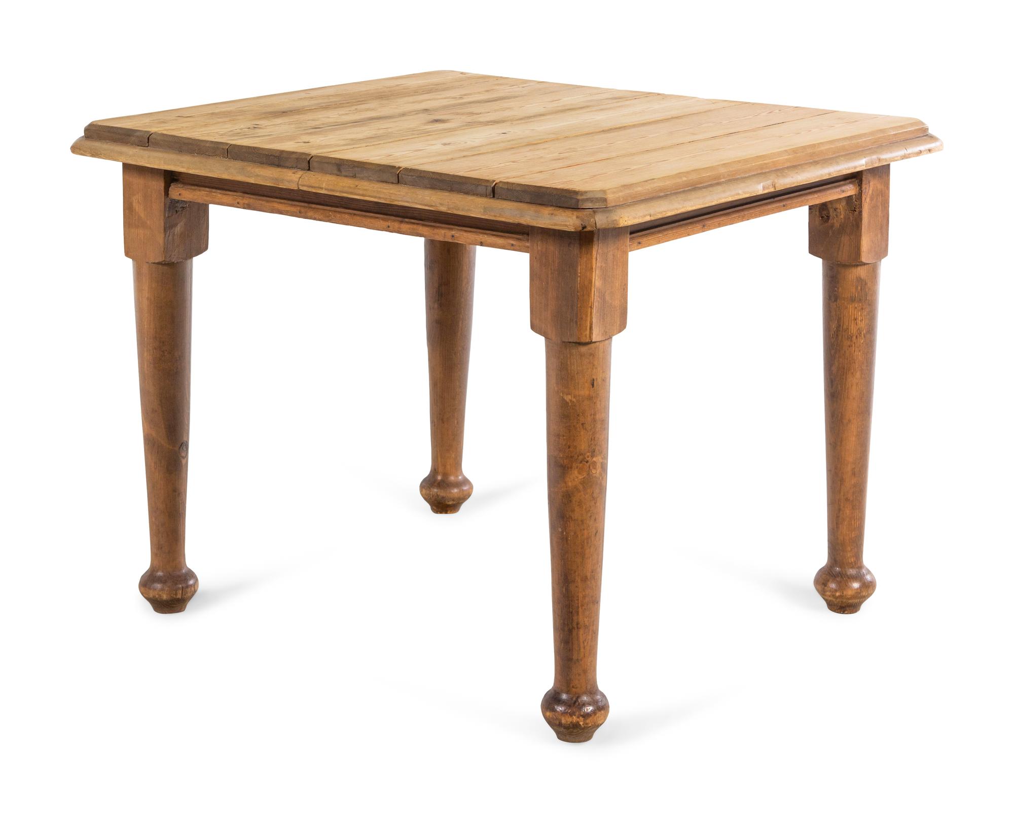 A Rustic Pine Table
