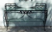 A Salterini Wrought Iron Two-Tier Serving Console — 20TH CENTURY