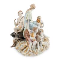 A German Porcelain Figural Group