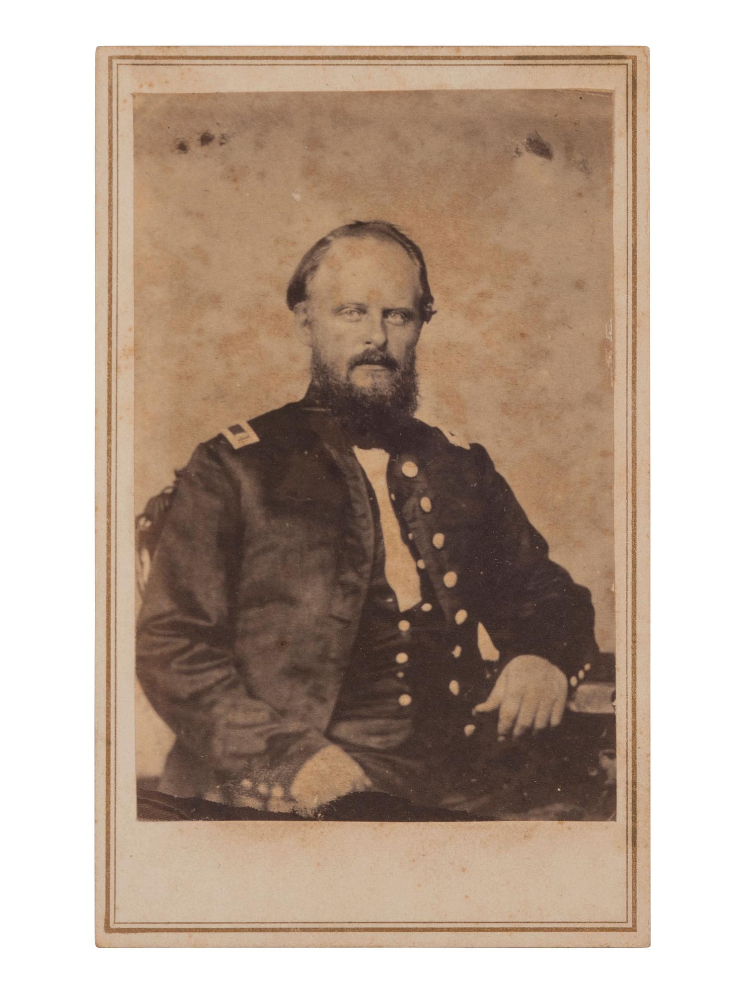 [CIVIL WAR]. CDV of Captain Thomas Howle, 8th South Carolina Infantry, KIA Antietam. Charleston, SC: Mundy, n.d.