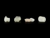 Four Chinese Jade Carvings