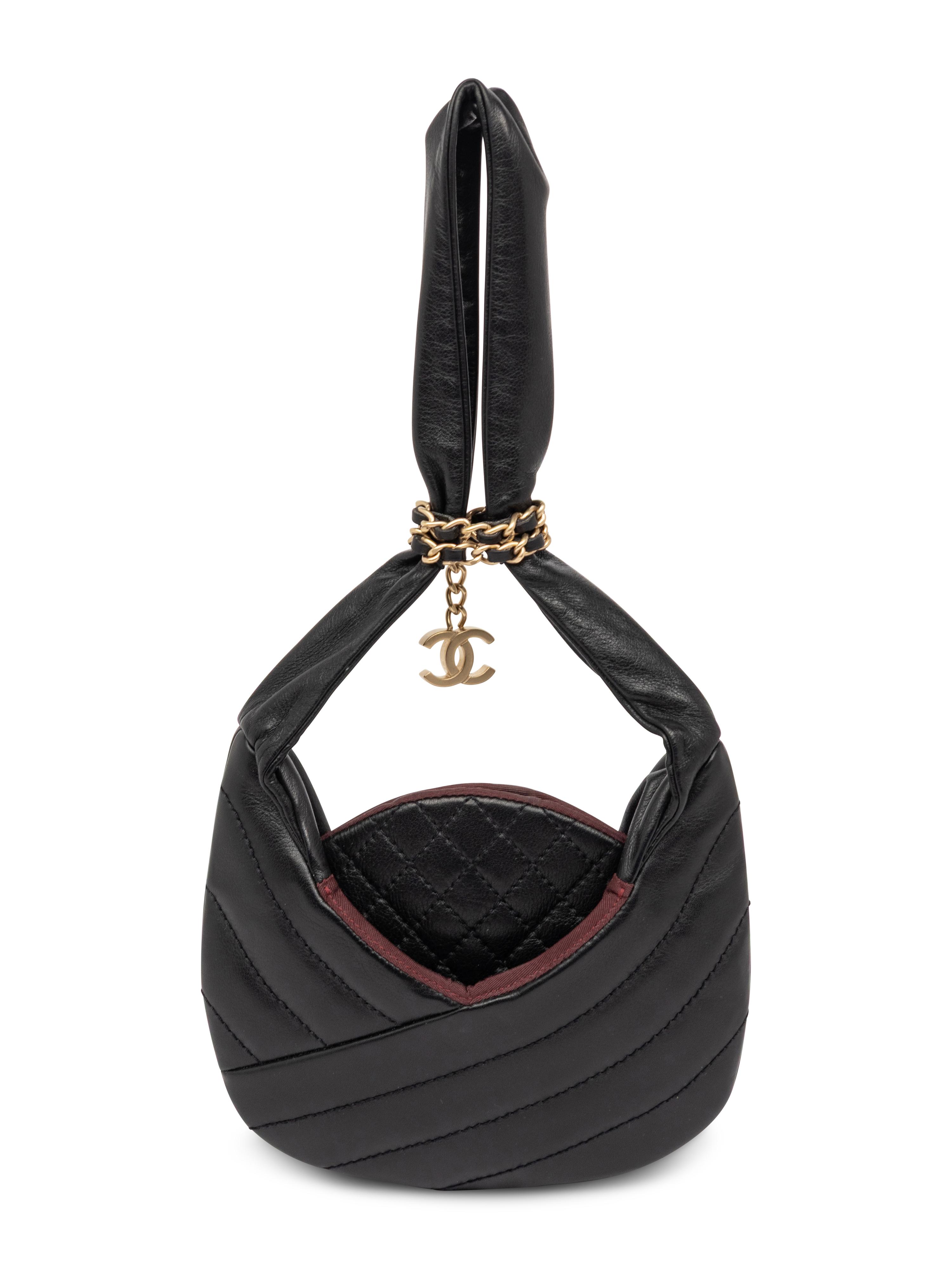 CHANEL, CHAPLAIN LEATHER EVENING BAG