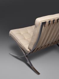 Pair of 'Barcelona' Lounge Chairs Knoll Associates, USA