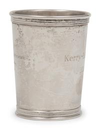 A Kerry Edwards 2004 Campaign Silver Commemorative Julep Cup