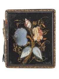 [EARLY PHOTOGRAPHY]. A group of 4 daguerreotypes of painted portraits, comprising: