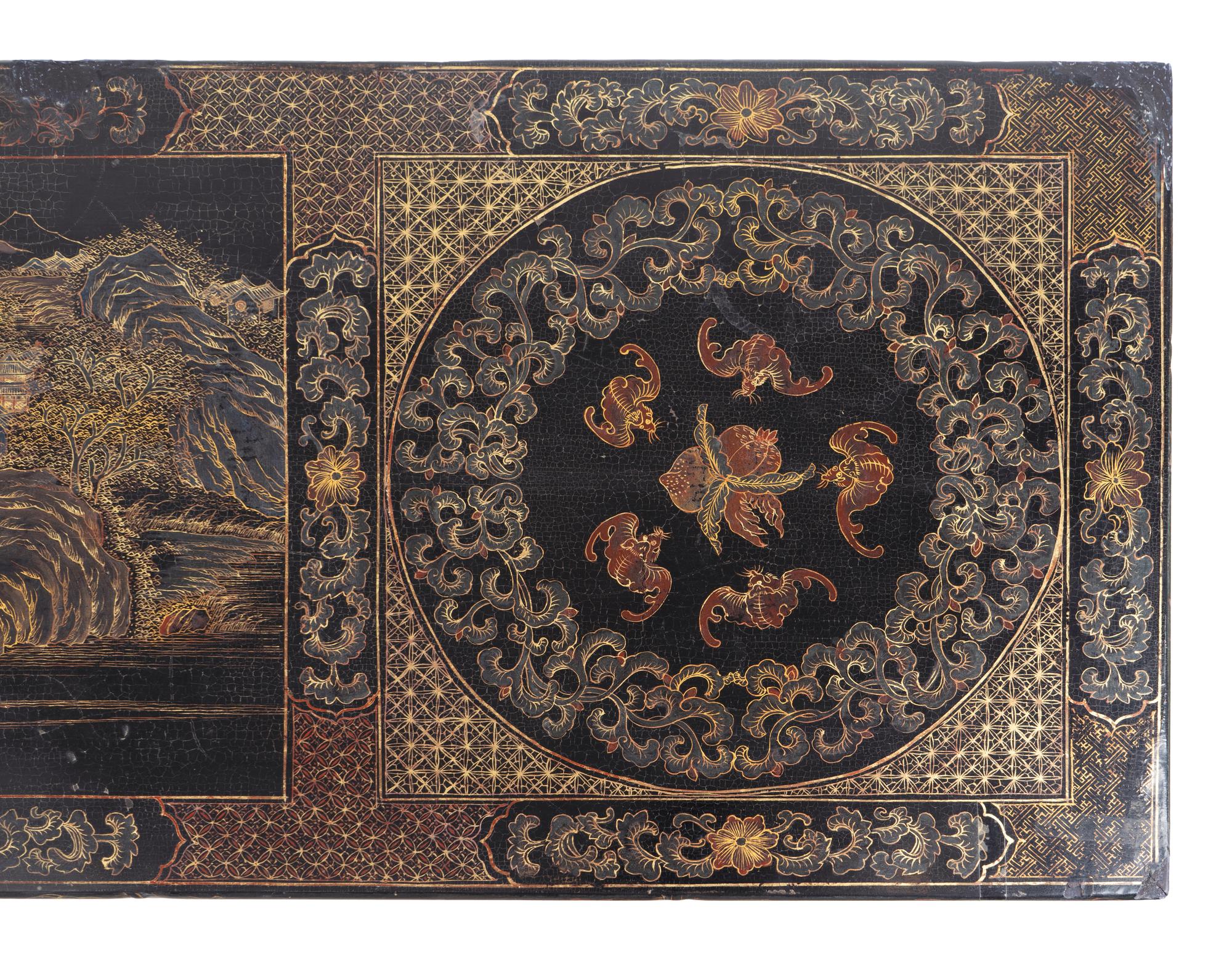 A Chinese Green Lacquer and Parcel Gilt Altar Table — 20TH CENTURY