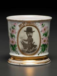 A Politician's Porcelain Occupational Shaving Mug