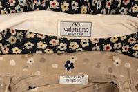 Two Designer Dresses, One Geoffrey Beene and One Valentino, 1980-90s
