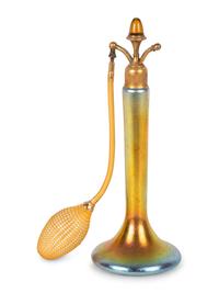 A Gold Aurene Perfume Atomizer