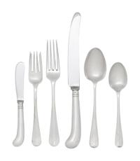 An English Silver Flatware Service Retailed by Tiffany and Co.