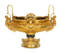A Continental Gilt-Bronze Jardinière