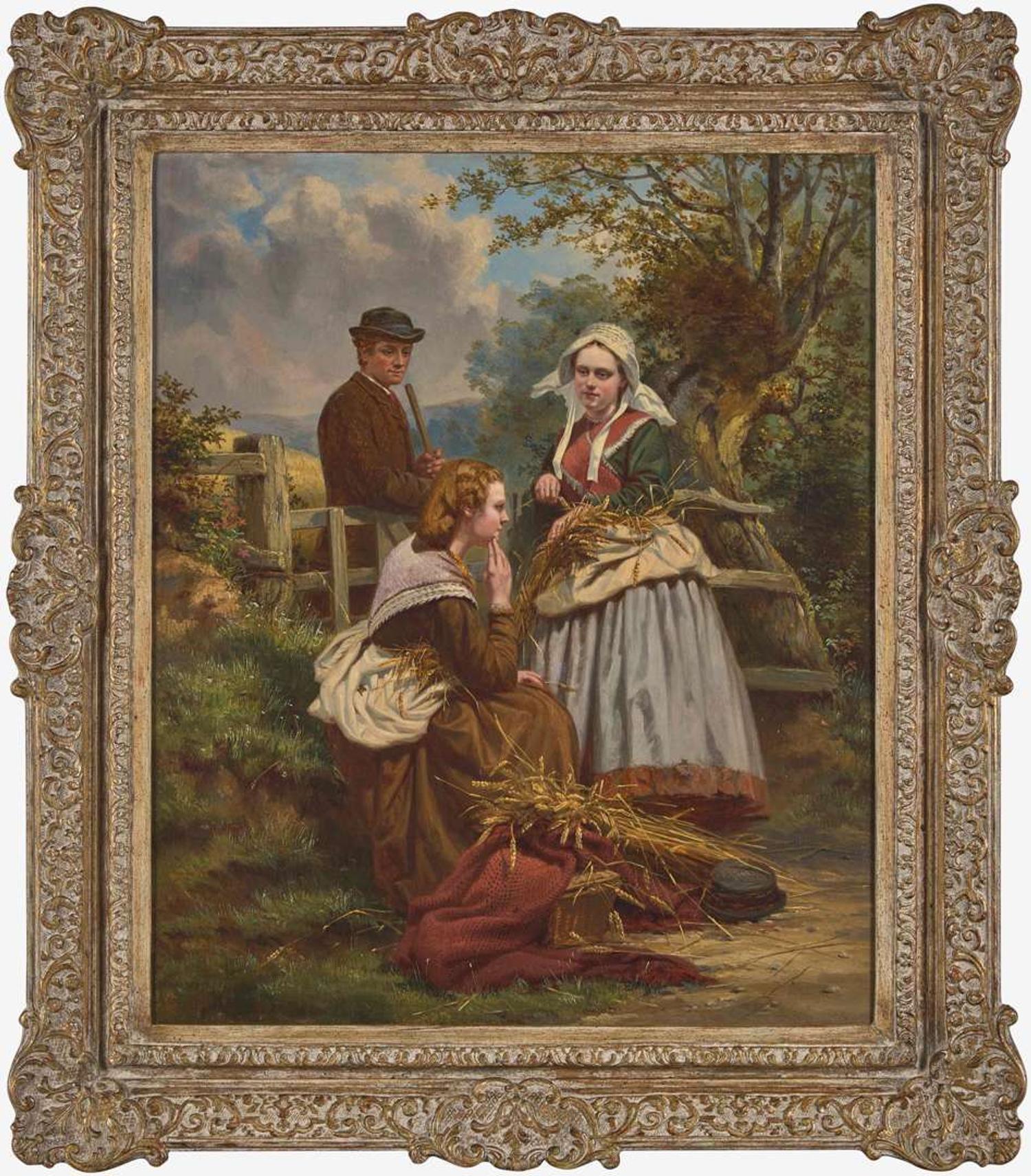 George Dunlop Leslie (British, 1835–1921) - The Gleaners