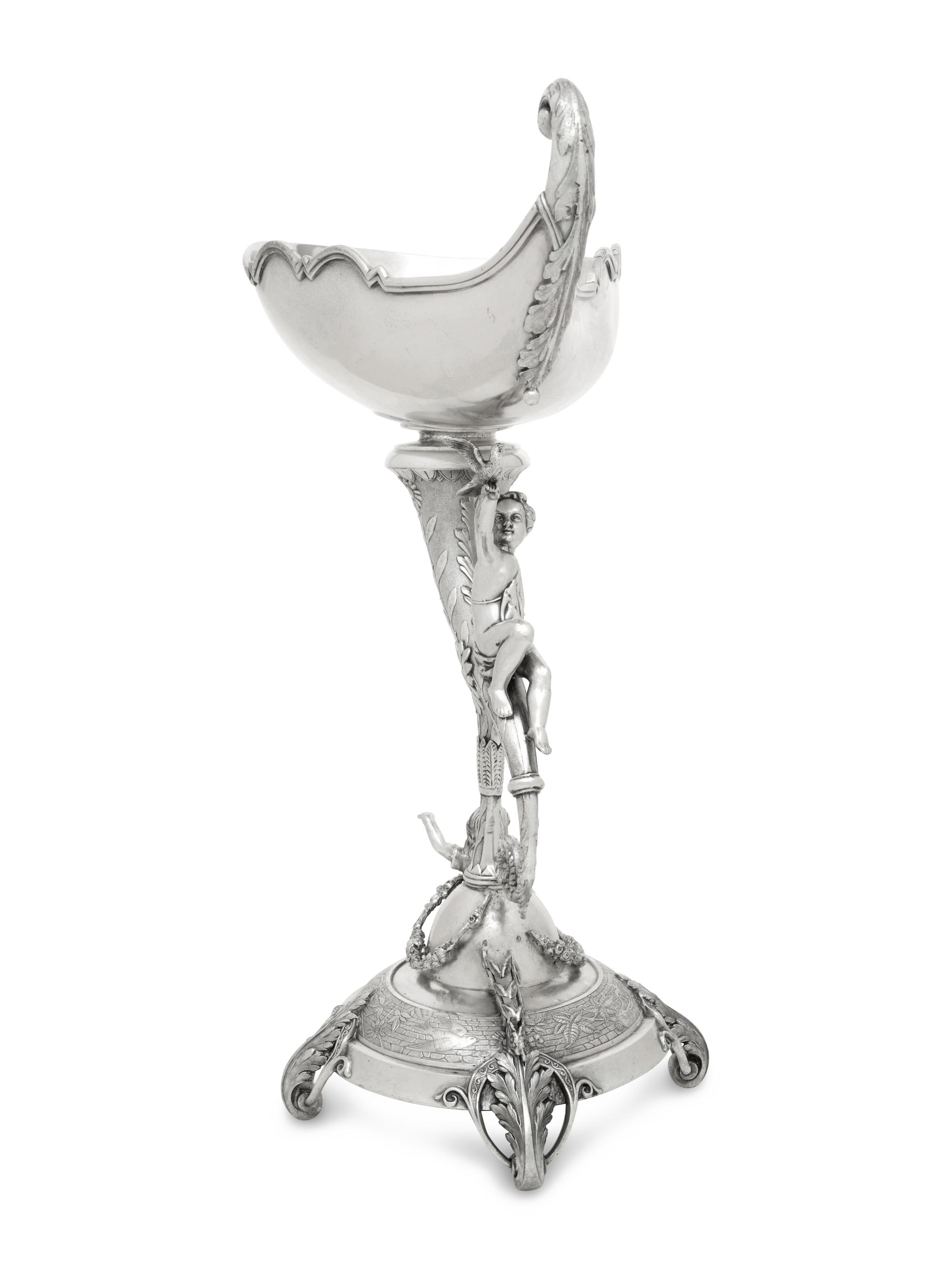 A Reed and Barton Figural Silver-Plate Centerpiece