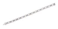 An Art Deco Platinum, Diamond and Synthetic Sapphire Bracelet, 14.50 dwts.