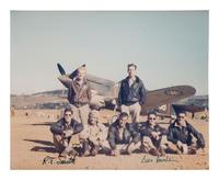 [WWII]. Signatures of pilots of the First American Volunteer Group, the "Flying Tigers."